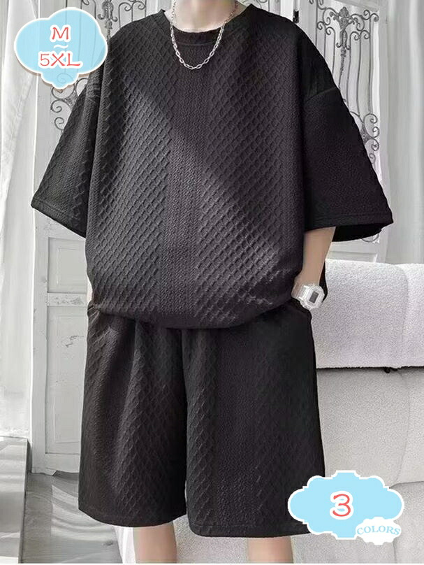 1000円OFFクーポン tシャツ メンズ 半袖 大きいサイズ 夏服 ゆったり ジャージ 2点セット ハーフパンツ セットアップ 無地 スウェット 半ズボン 上下セット 通気性 快適 カジュアル スポーツウェア ルームウェア おしゃれ 春夏 秋 部屋着 shopcp｜CPショップ