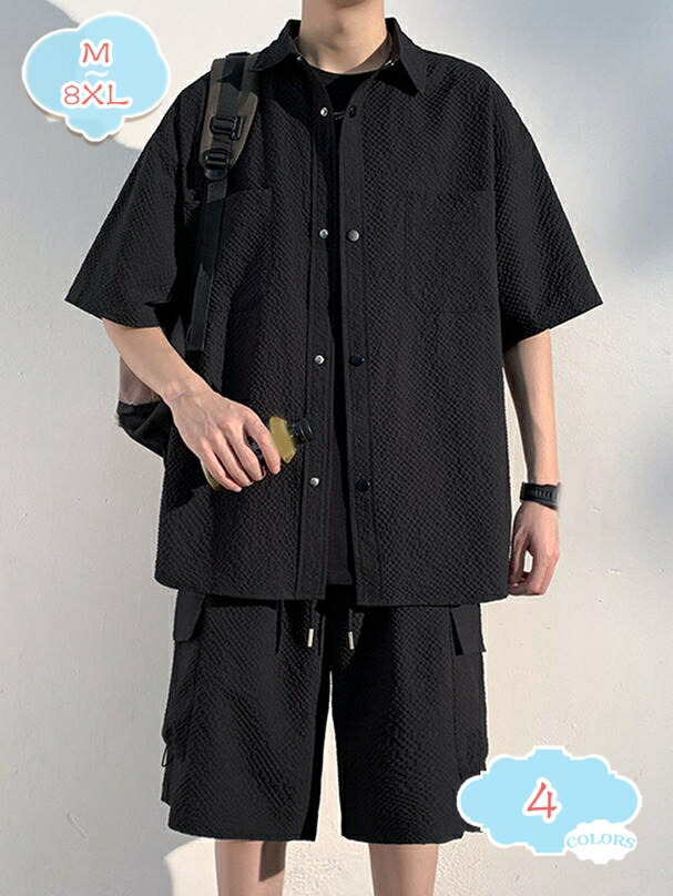 500円OFF引き換え証 メンズ 夏服 セットアップ ティーシャツ 上下書き割り 半袖 パーカー ｔプルオーバー 二分の一ズボン下 2点書き割り ゆったり 通気性 薄っぺら 好いたらしい 冷やりとした 運動競技御召しもの お座敷御召しもの お座敷着 運動すること着 今めかしい 心地よい 大層らしい大きさ shopcp