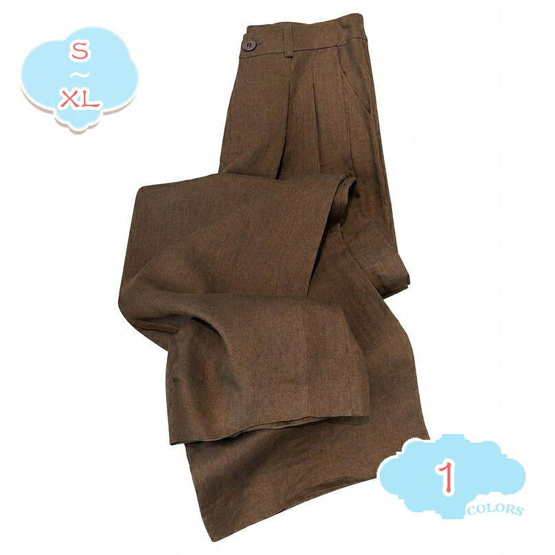 ワイドパンツ レディース ハイウエスト 体型カバー ロングパンツ ゆったり カジュアル ボトムス 春 夏 秋 shopcp｜CPショップ