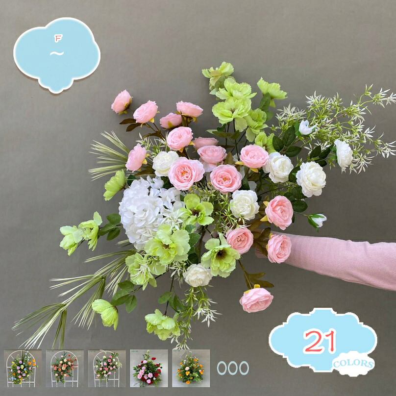 造花 フェイクフラワー 観葉植物 インテリア 春の雰囲気 婚礼の儀式 ホーム オフィス 家 飾り用 撮影用 バラ 蒲公英 おしゃれ 母の日 新築祝い プロポーズ飾り 結婚式 ウエディング バラ造花 フェイク花 花箱 花の茂み shopcp