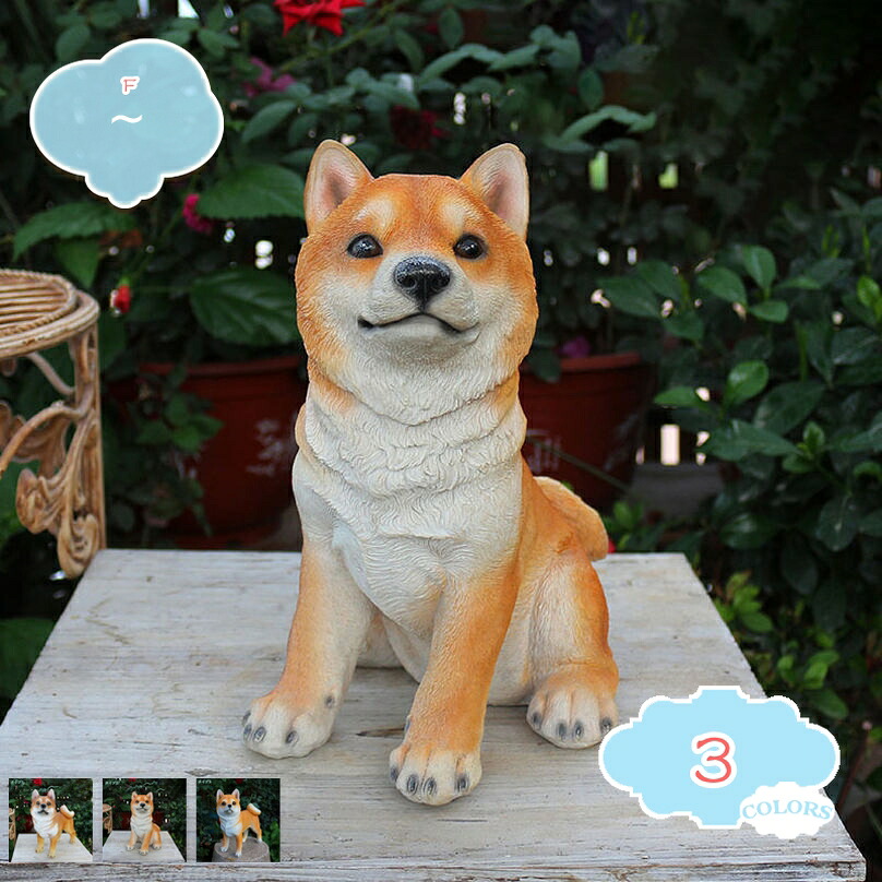 2000円OFFクーポン 動物の置物 犬 かわいい ガーデングッズ 動物 ドッグ アニマル オーナメント 庭 ガーデン インテリア 置物 ガーデンマスコット オシャレな置き物 花壇 雑貨小物 樹脂製 リアル 動物像 屋外用彫像 プレゼント shopcp｜CPショップ