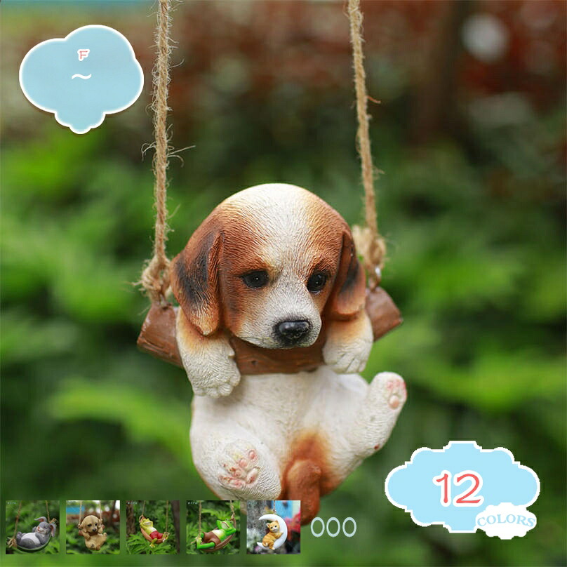 1000円OFFクーポン ガーデニング 雑貨 兎雑貨 カエル雑貨 カエルインテリア オブジェ 吊り下げ 動物 猫 クリスマス プレゼント アウトドア ガーデン吊り下げ装飾置物 オシャレな置き物 樹脂工芸品 園芸装飾 置き物 リス インテリア 庭の置物 shopcp