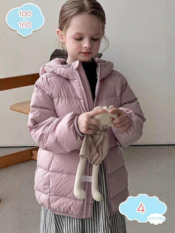 1000円OFFクーポン ガールズ ボーイズ ダウンジャケット 子供服 防寒 アウター コート キッズ 女の子 女児 ロング丈ダウンコート 保温 あったか 秋 アウトドア 通園 アウターウェア ライトダウン子供 子供 パーカー 男の子 ジャケット shopcp｜CPショップ