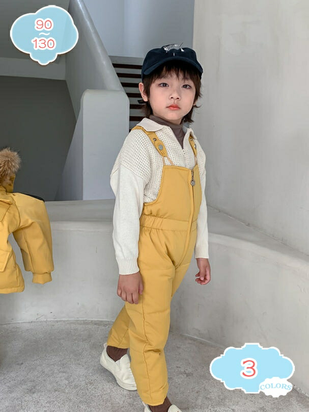 スキーウェア ジュニア ダウンジャケット ダウンパンツ 2点セット 子供服 オーバーコート ダウンサロペット ベビー ダウンウェア 上下セット女の子 男の子 秋冬 子ども アウター 防風 防寒 子供 スノーウェア shopcp