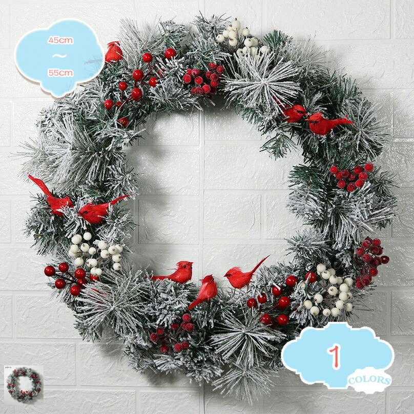クリスマスリース クリスマス花輪 玄関リース オーナメント インテリア 可愛い おしゃれ クリスマス デコレーション クリスマス飾り付け 華やか クリスマス 飾り 置物 玄関リース 装飾 壁掛け花輪 造花 部屋飾り人工花輪 shopcp