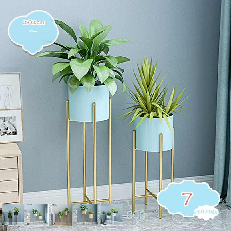 1000円OFFクーポン 鉢カバー おしゃれ アンティーク スチール 植木鉢カバー プランターカバー 軽量 折りたたみ 脚付 足つき 花台 フラワースタンド フラワーポット 観葉植物 鉢入れ 鉢スタンド スチールのスタンド付き ポットカバー shopcp｜CPショップ