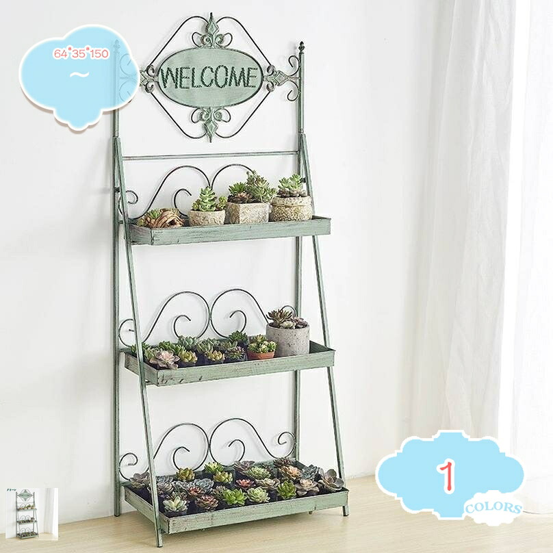 2000円OFFクーポン アイアンシェルフ 3段 フラワースタンド プランタースタンド 鉢植え スタンド 園芸ラック フラワーラック 花台 植物棚 盆栽棚 ガーデンラック 屋外 室内 花棚 植物スタンド 玄関 おしゃれ アンティーク ブラック ガーデン用品 shopcp｜CPショップ