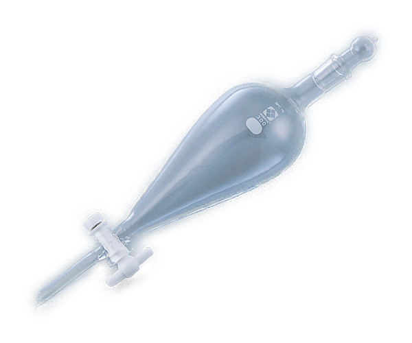 柴田科学 SPC分液スキーブ型ロート PTFEコック付 50mL 031240-50