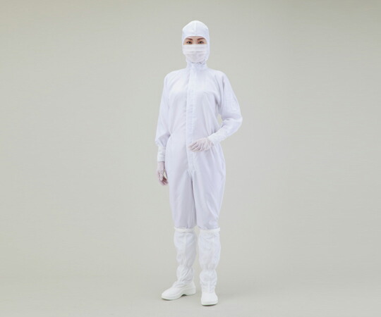 無塵衣ＡＳ１９７Ｃ　フード付　白　４Ｌ