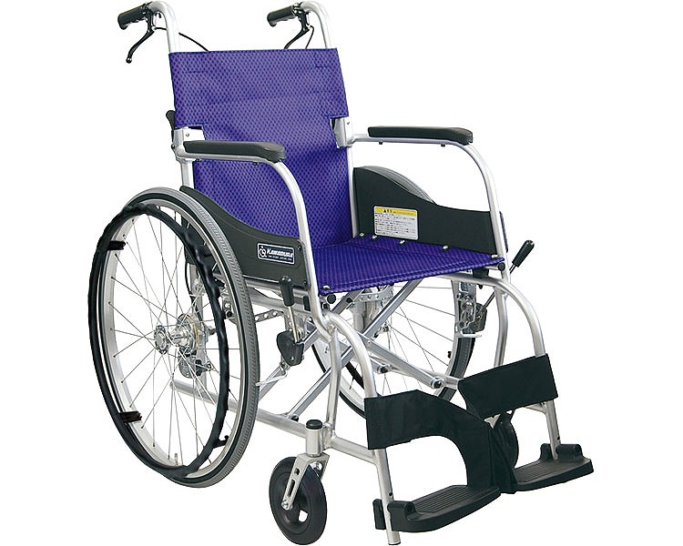 株式会社 カワムラサイクル ｱﾙﾐ自走車いす　ふわりす　KF22-40SB No.105　ｱｲｽｸﾞﾘｰﾝ
