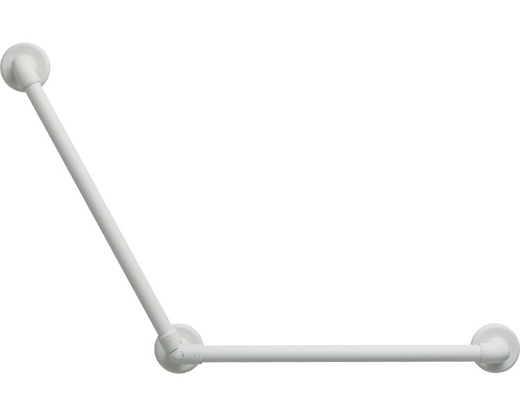 マツ六(株) 32ソフトアクアレール　L型自在ハンド　600×600 040-7384　ホワイト　SAQ-L-6060W