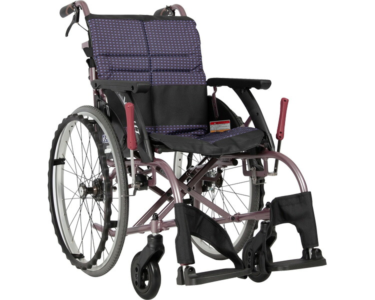 店内全品ポイント5倍★要エントリー★(株)カワムラサイクル WAVITRoo（ウェイビットルー）　WAR22-45-H　自走用 座幅45cm　前座高45cm　ファブリック｜Shop de clinic店