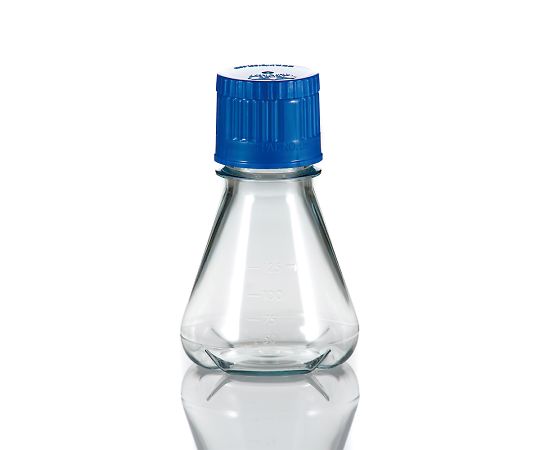 パソコン無菌化三角瓶（オートクレーブ相応う） バッフル底手合い 125mL 24本入 FBC0125S TriForest