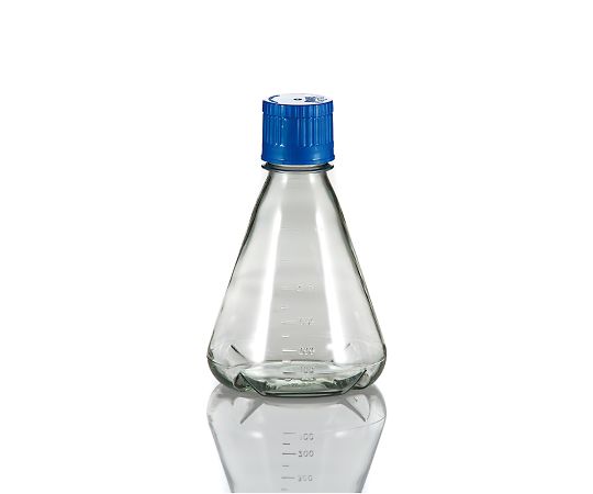 パソコン無菌化三角瓶（オートクレーブ相応う） バッフル底手合い 500mL 12本入 FBC0500S TriForest