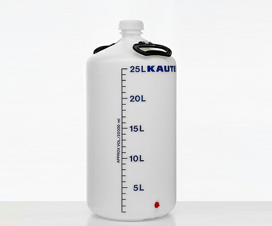 店内全品ポイント5倍★要エントリー★ハンドル付細口瓶（青目盛付）　25L 2000084135 KAUTEX｜Shop de clinic店