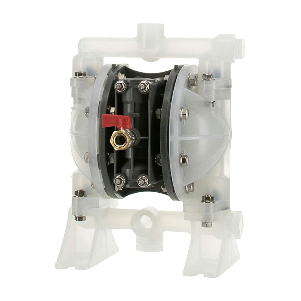 ダイヤフラムポンプ（エア駆動式）PP/PTFE 約62L/min G15PT00
