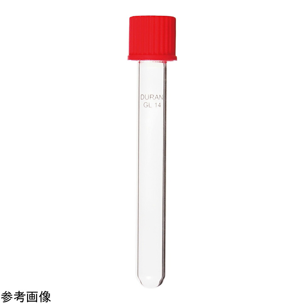 ねじ口試験管（PBT旗がしら付）20mL 50本入 261352254 SCHOTT/DURAN