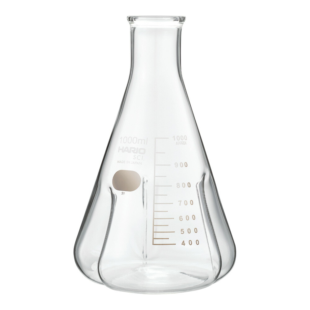 HARIO バッフル付き三角フラスコ 1000mL BSF-1L-SCI 1個