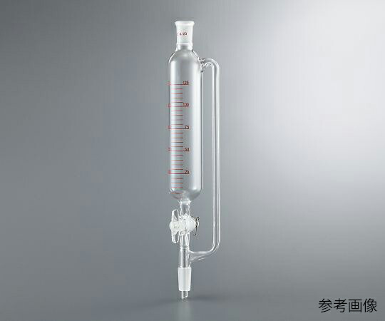 円筒分液ロート（平衡型・ガラスコック）　60mL アズワン