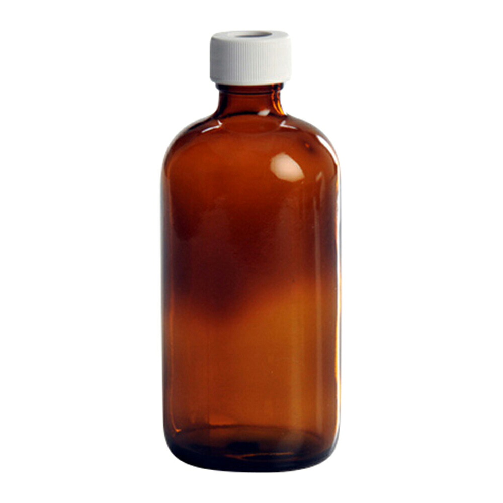 セプタム付きボトル・細口 125mL 未洗浄 茶 24本入 1121-S004 Quality Environmental Containers