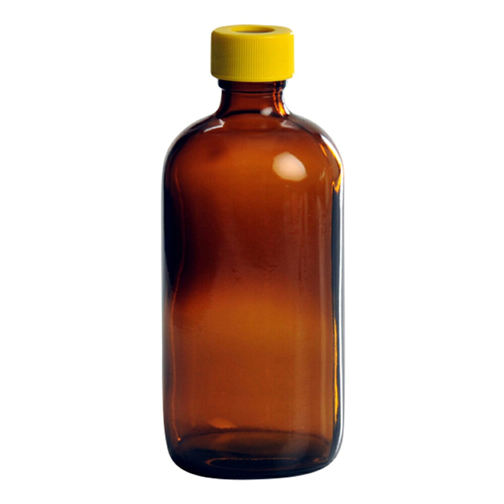 セプタム付きボトル・細口 250mL レベル2 茶 24本入 2121-S008 Quality Environmental Containers