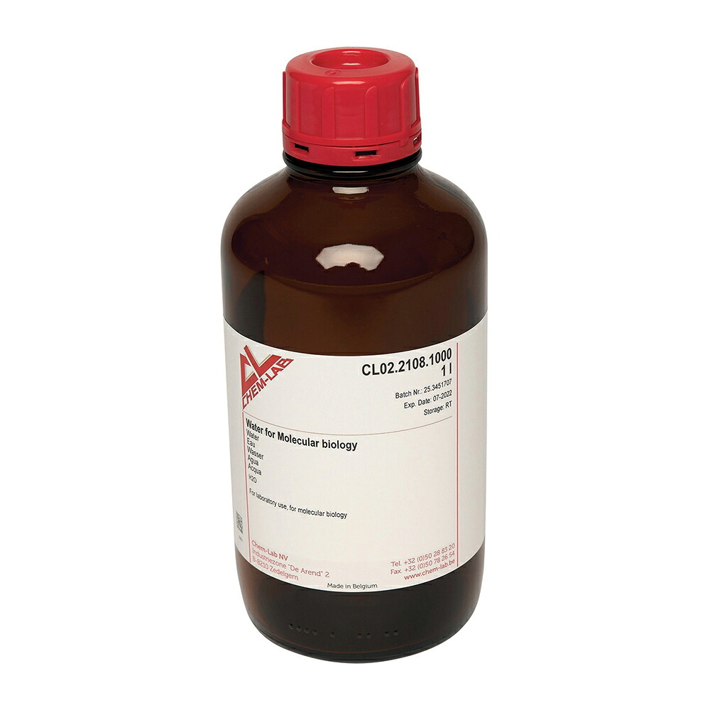 RNase ・DNaseフリー精製水 1000mL CL02.2108.1000 Chemlab
