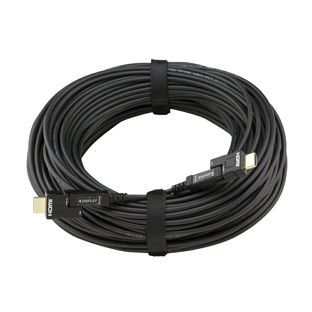 HDMI2.0 オプティカルケーブル グラスファイバー 10m LHM2-PT10 Cominix