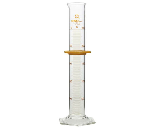 メスシリンダースーパーグレード 250mL JCSS校正証明書付