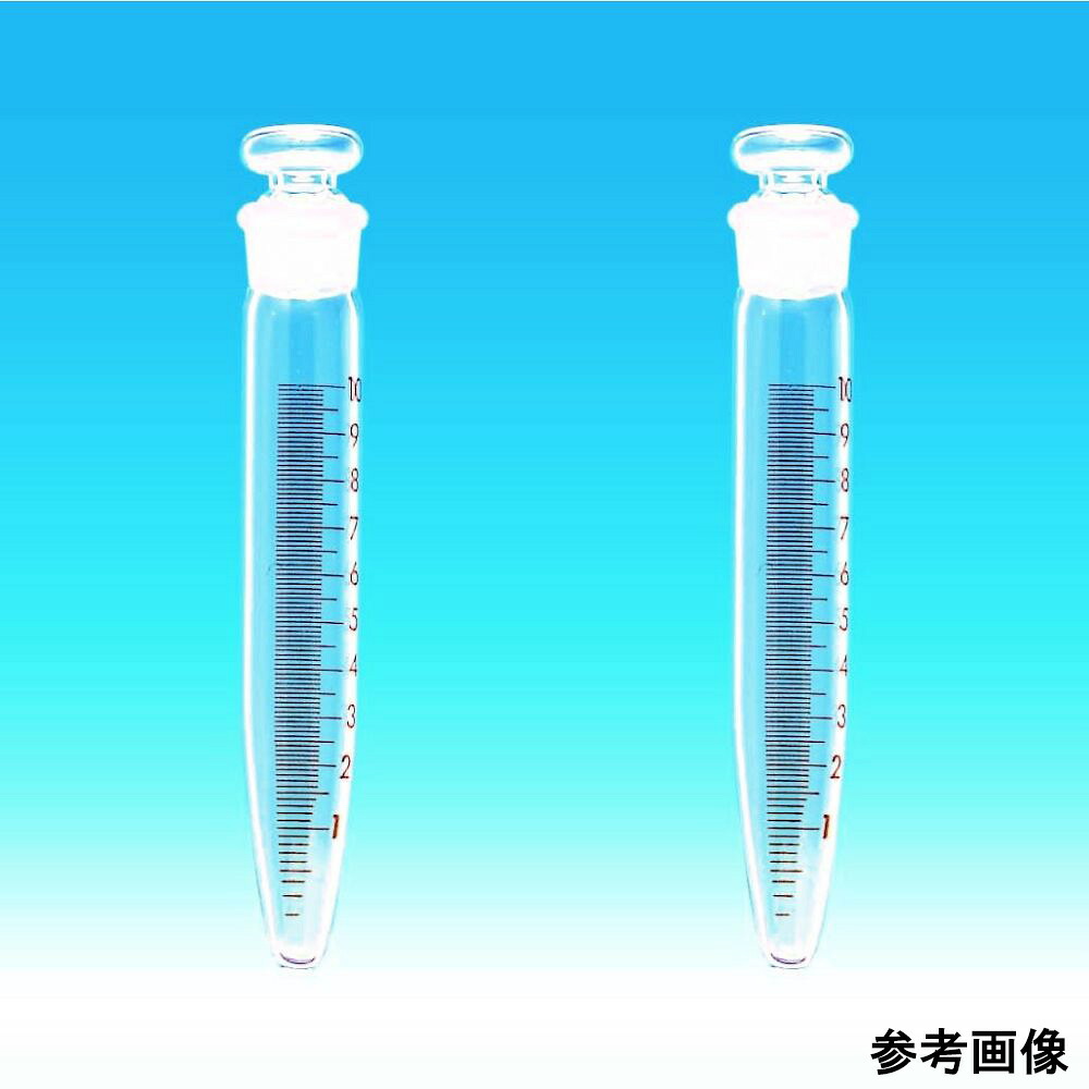 同じよう共栓試験管 経済システム印字機 10mL 10本入 EMKS-16.5 113111 日電理化瑠璃