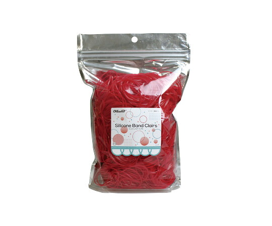 ＜セット販売＞共和 シリコーンバンドクレアス　レッド　300g GGS-300-RD 1袋 10コ