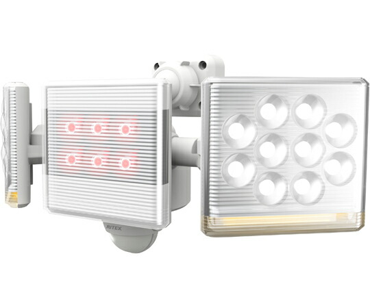12W×2灯　フリーアーム式　LEDセンサーライト　リモコン付 LED-AC2030 ムサシ 6,545円