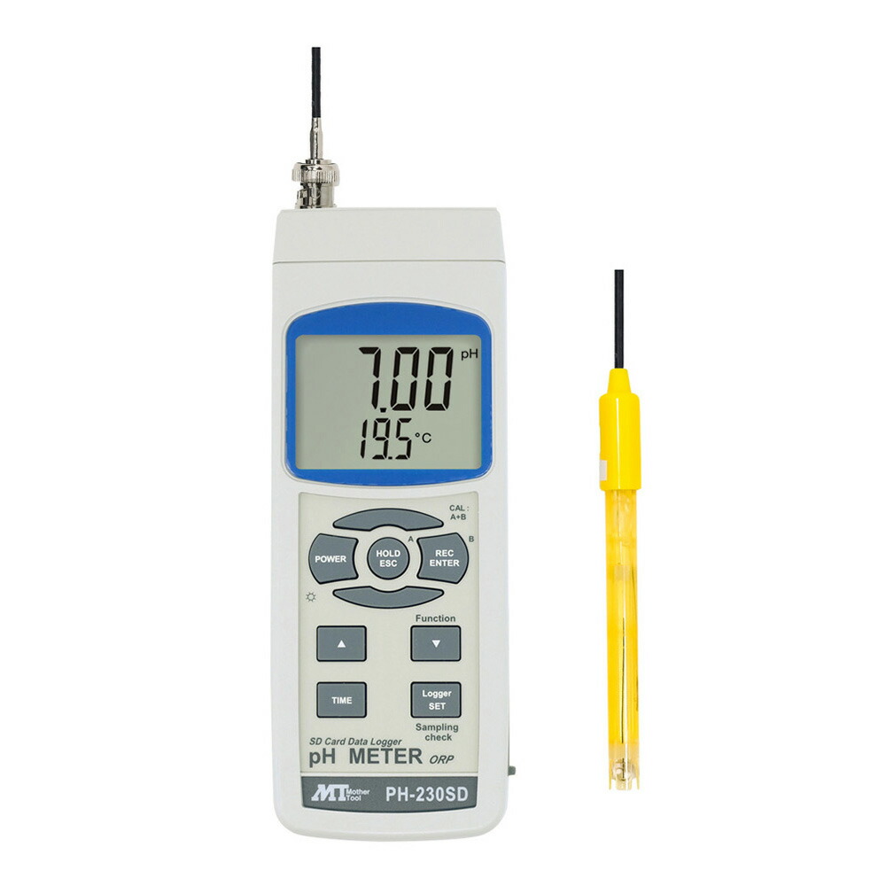 資料ロガーpH計 目盛り調整証拠だてる付け出し PH-230SD 御母さん物の具