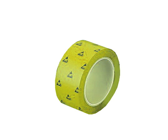アズピュアESD PET生産ライン磁気テープN 黄 50mm×33m 5巻入  アズピュア（アズワン）