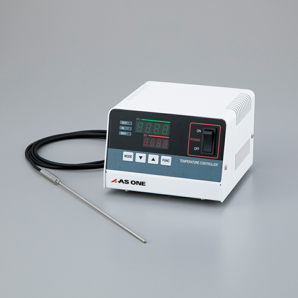 フリー電源デジタル温度調節器 -19.9～+99.9℃ Pt100Ω TS-PG アズワン