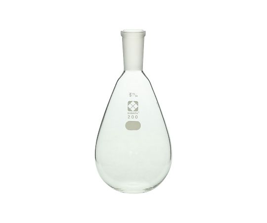 柴田科学 共通平底なす形フラスコ 19/38 200mL