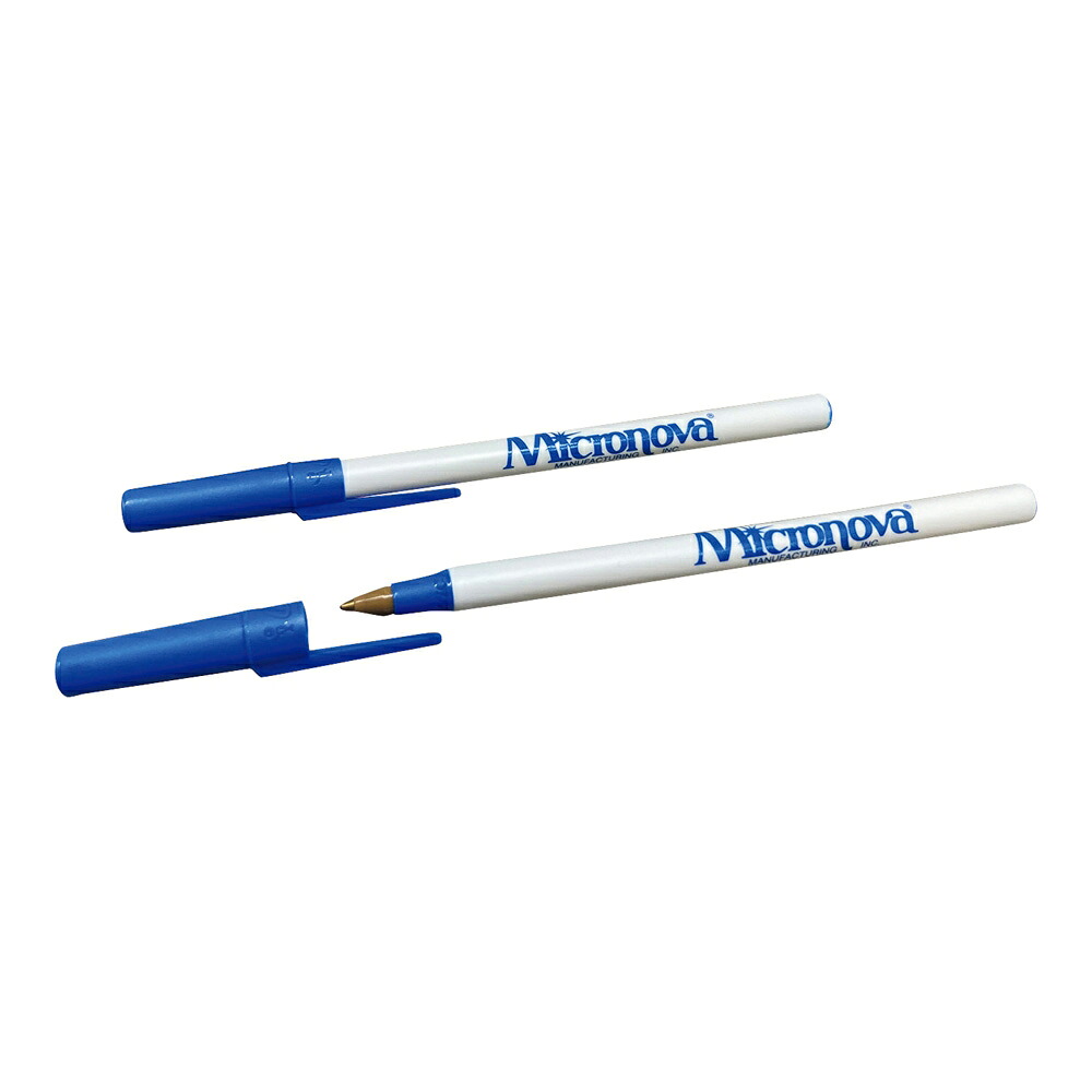 クリーンルーム用ペン 青 滅菌済 10本入 PEN-02IR