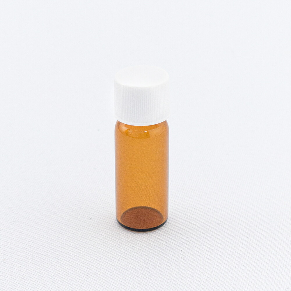 ねじ口びん（標準セット）　茶褐色　1.5ｍL　S-07 250112 日電理化硝子
