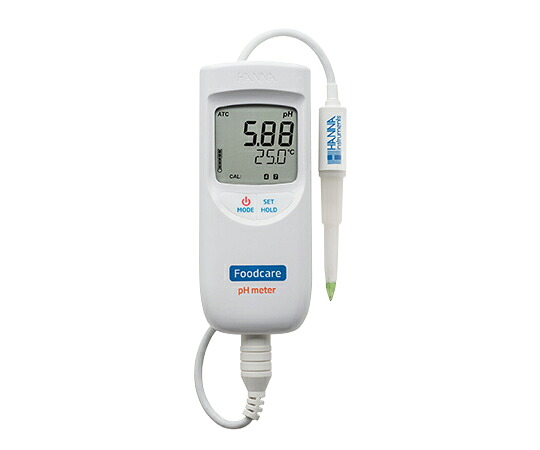 乳製品・半固形食品用pH/℃計 校正証明書付 HI99161D ハンナ　インスツルメンツ