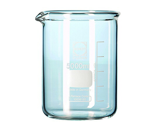 極厚ビーカー 5000mL 211077307 SCHOTT/DURAN 花・ガーデン・DIY-容器・試験管