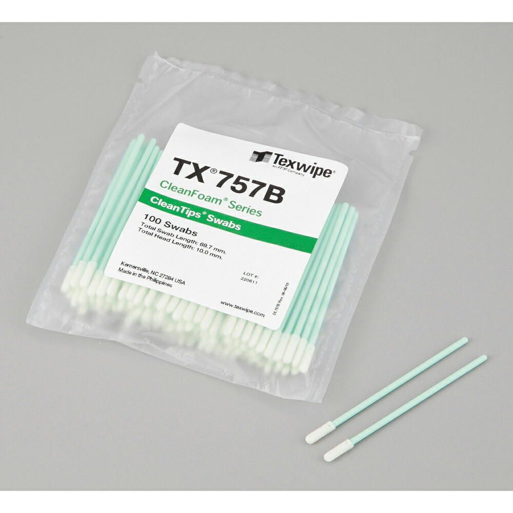 店内全品ポイント5倍★要エントリー★クリーンフォームスティック TX757B テックスワイプ(Texwipe)|Shop de clinic店