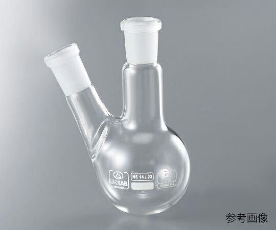 【おまとめお得な２個セット】二つ口丸フラスコ　50mL 030.24.050
