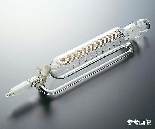 平衡形分液ロート（テフロン（R）コック・目盛付）　100mL　普通摺合 2158-02-1 コスモスビード（VIDTEC）
