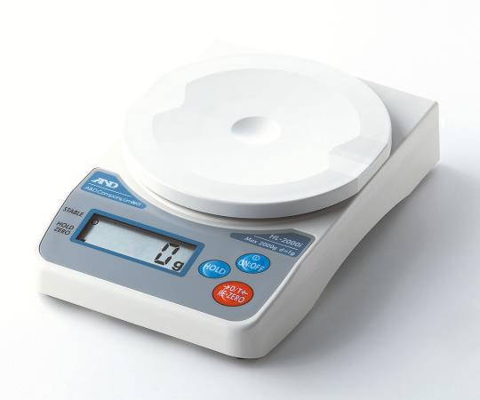 ポータブル電子天秤 校正証明書付 HL-2000i エー・アンド・デイ