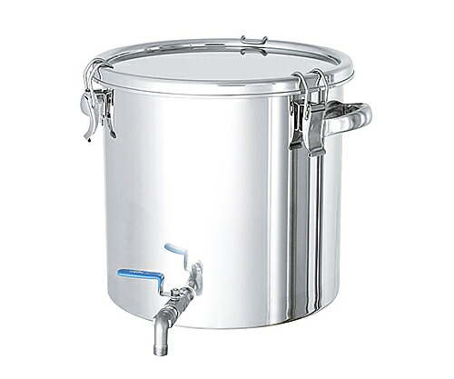 ステンレス鋼弁膜付密閉貯蔵タンク 10L CTHV-24 日東金属製作 容器・試験管-花・ガーデン・DIY-研究・実験用品