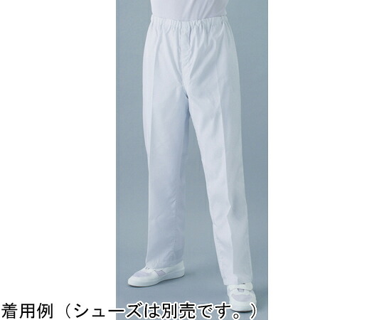 ESD対策クリーンパンツ　白　M FS312A-01 M 東洋リントフリー