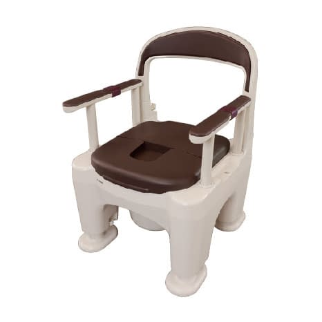 パナソニックエイジフリー ポータブルトイレラフィーネ（ソフト） ソフト便座 PN-L30202B(ﾓｶﾌﾞﾗｳﾝ)