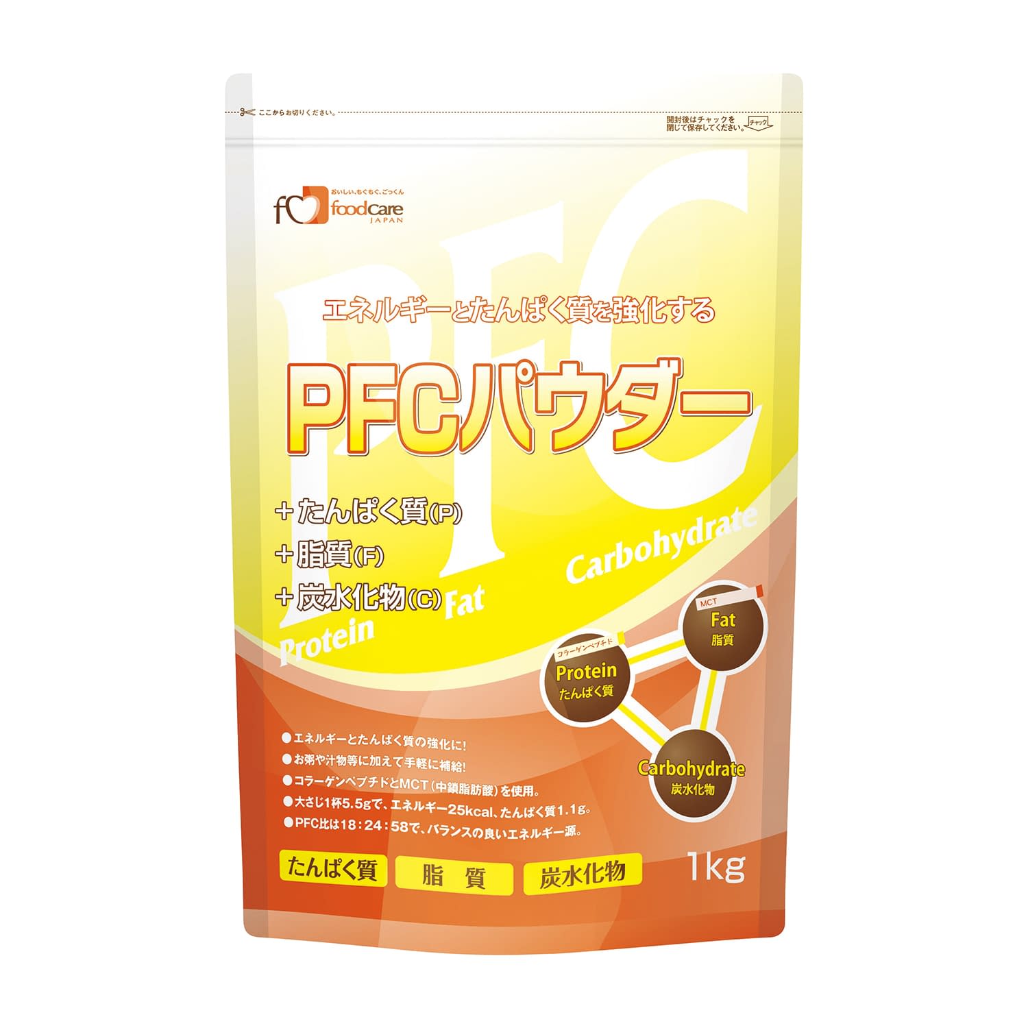 フードケア ＰＦＣパウダー 1kg 1KGX8ﾌｸﾛ