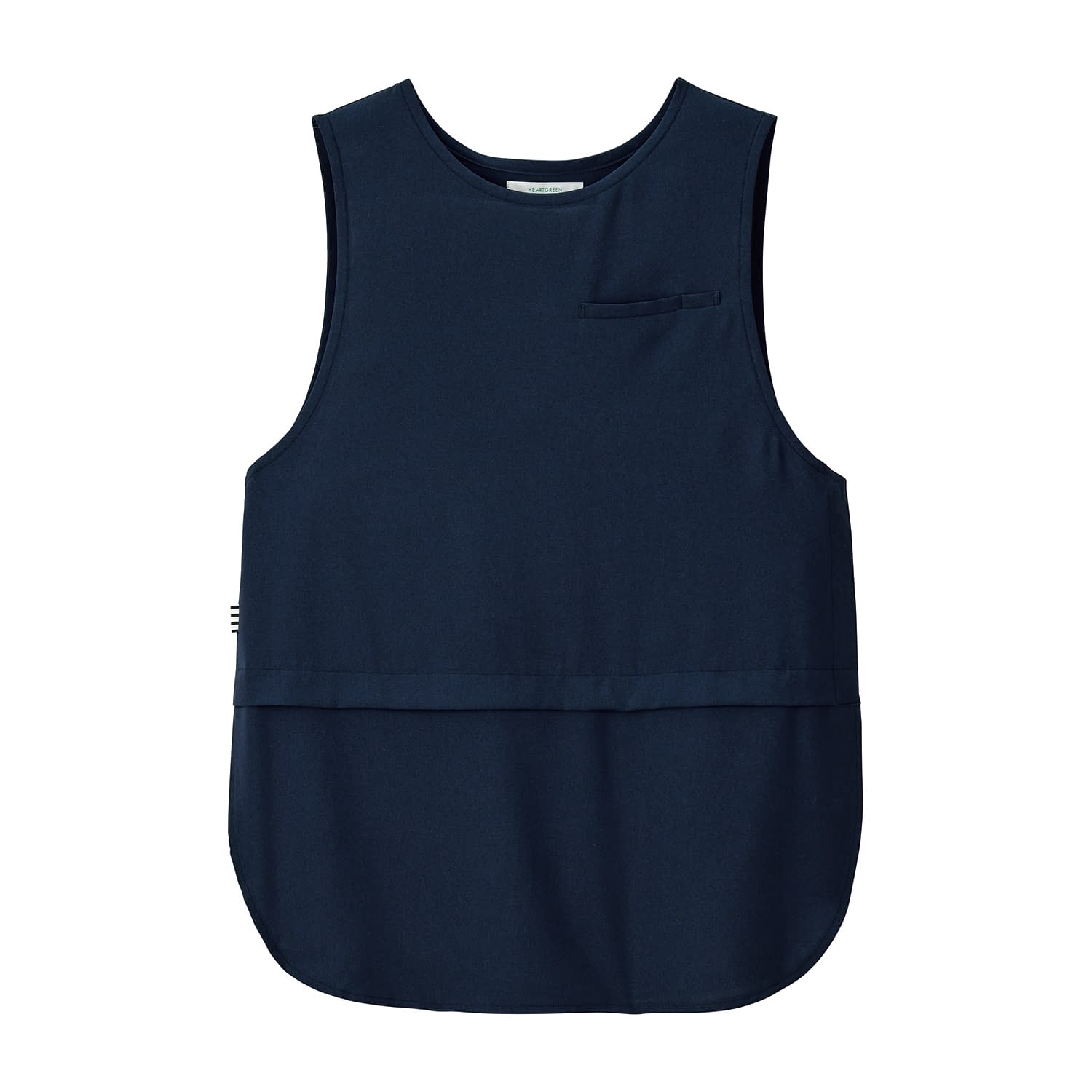 カーシーカシマ Ｋａｐｐｏエプロンベスト M HEART GREENHAH021-2(ﾅｲﾄｽｶｲﾈｲﾋﾞｰ