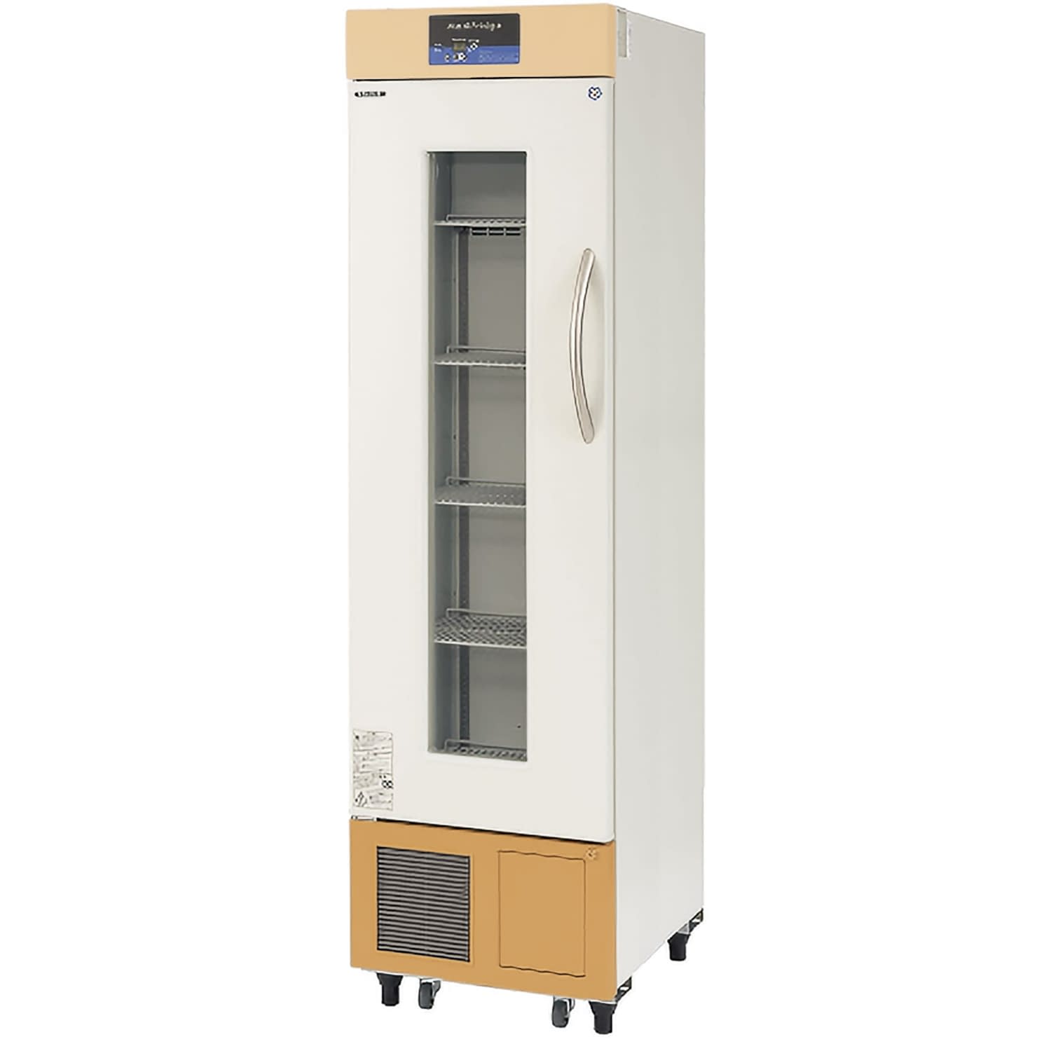 フクシマガリレイ スリム型薬用保冷庫 オレンジFMS-305GSX(303L)