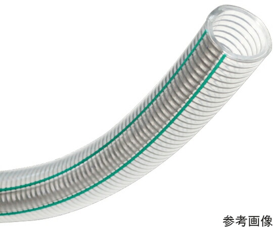 トヨックス 薬品・溶剤・化粧品・食品・油等搬送用　トヨフッソSホース　内径25mm×外径33mm　長さ9m 1本 FFS-25-9